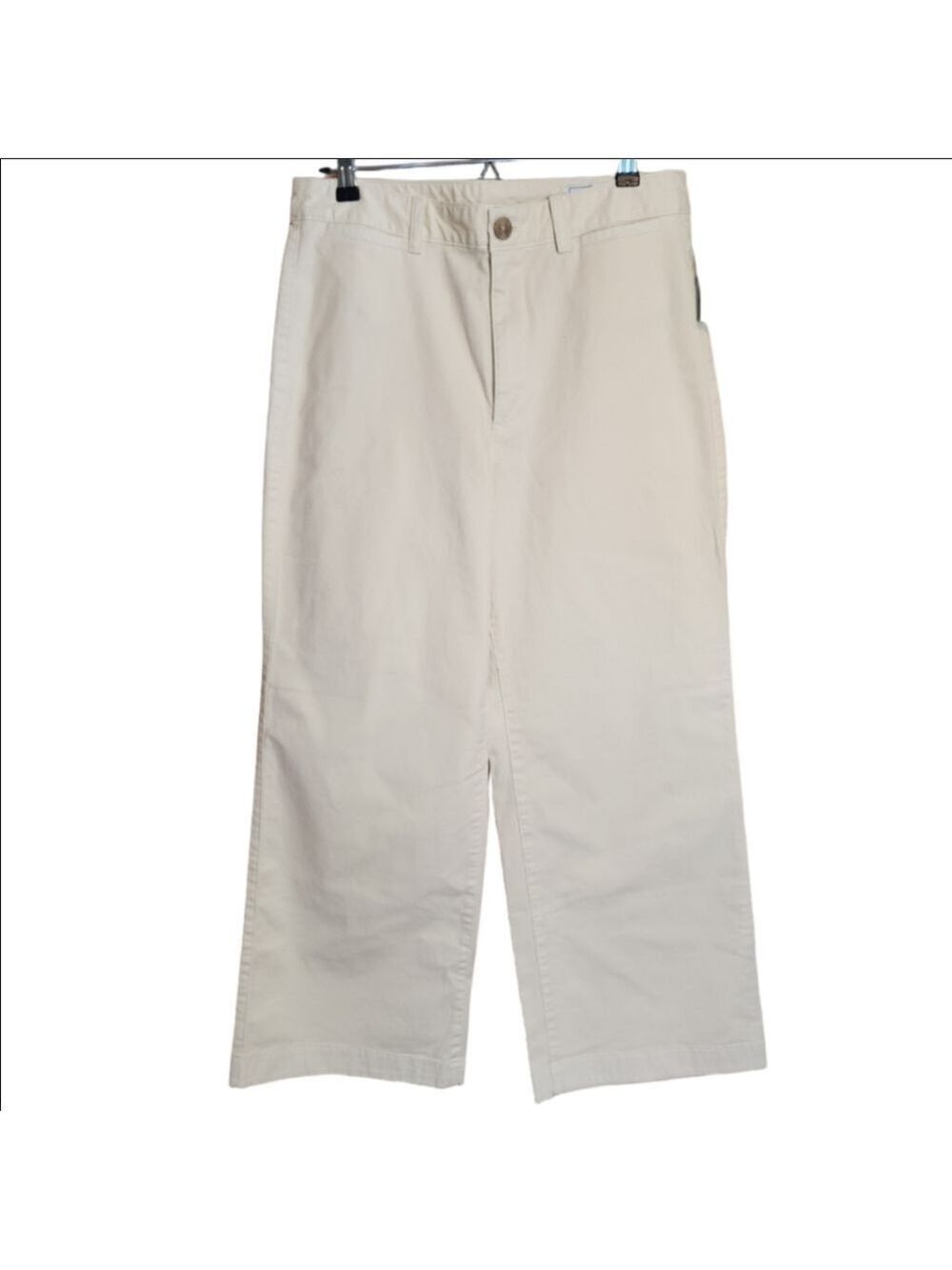 GAP HIGH RISE STRIDE ANKLE KHAKI TAN PANT SIZE 12 NWT - Picture 2 of 9